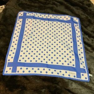 Vintage Liz Sinclair polka dot square scarf.  Very pretty!